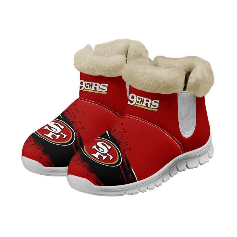 Men's San Francisco 49ers 2024 Snow Boots/Shoes 003(Pls check description for details)